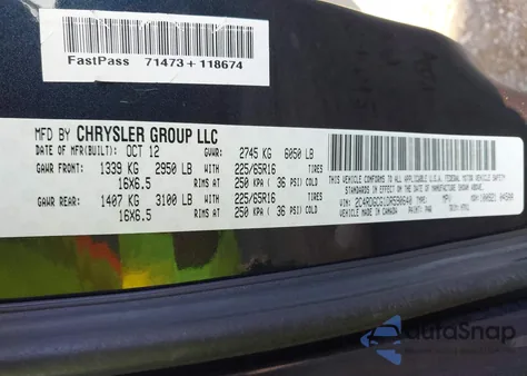 2013 Dodge Grand Caravan Sxt from USA, damaged, VIN 2C4RDGCG1DR590640